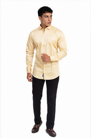 beige shirt