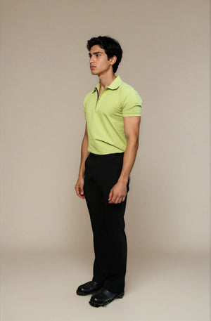 green polo t-shirt