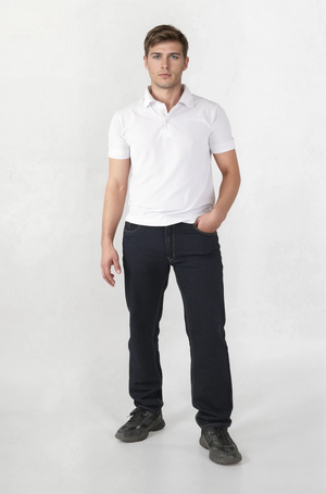 Mens Jeans Navy Blue