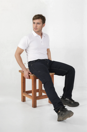 Mens Jeans Navy Blue