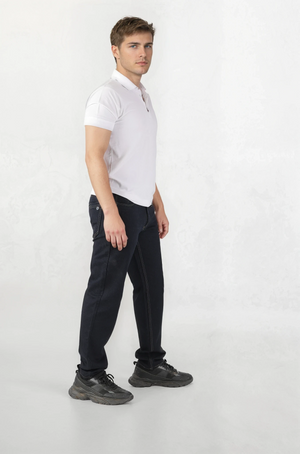 Mens Jeans Navy Blue