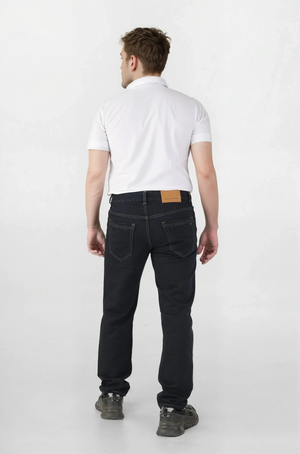 Mens Jeans Navy Blue