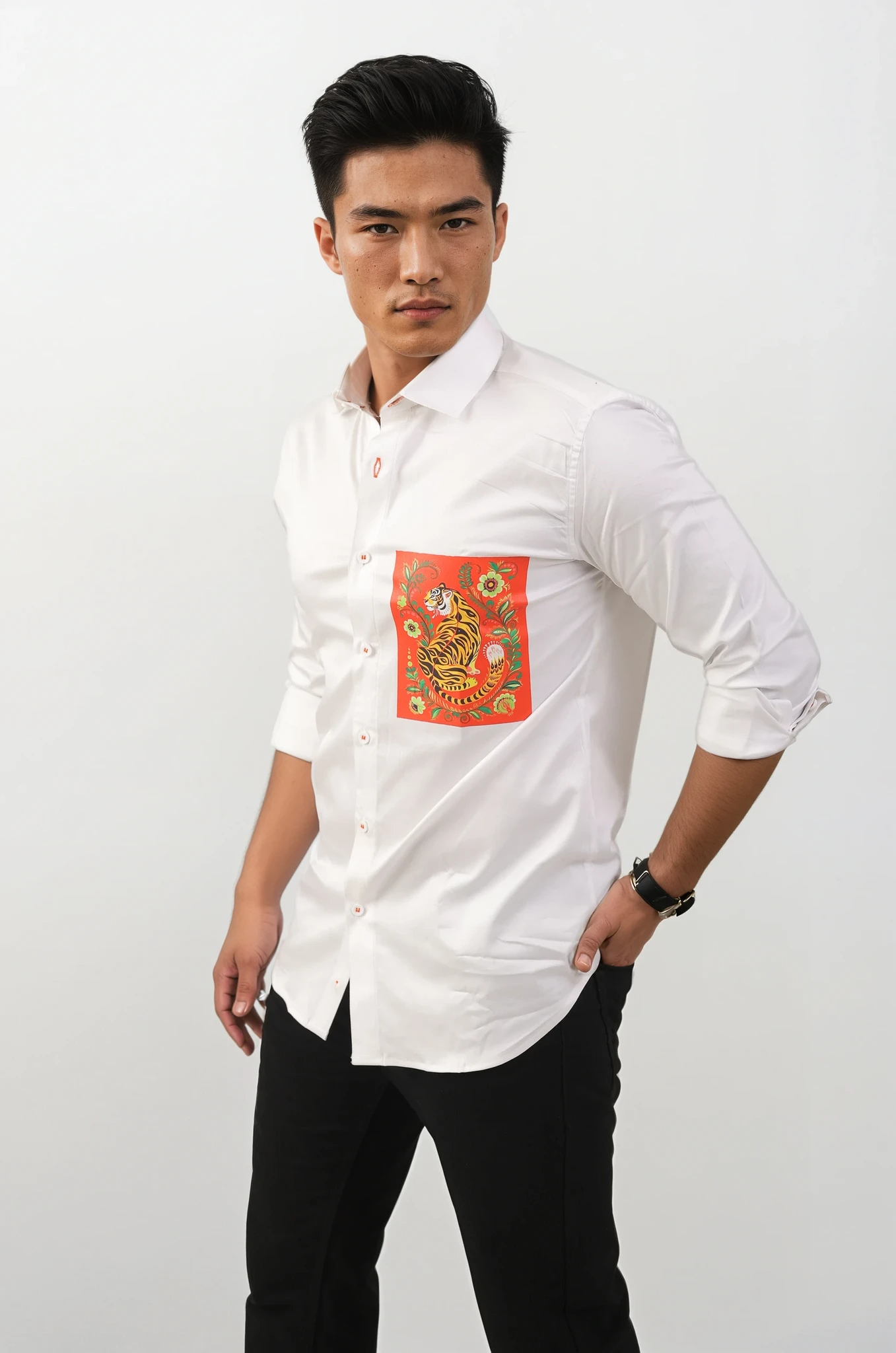 Designer White Shirt for men
