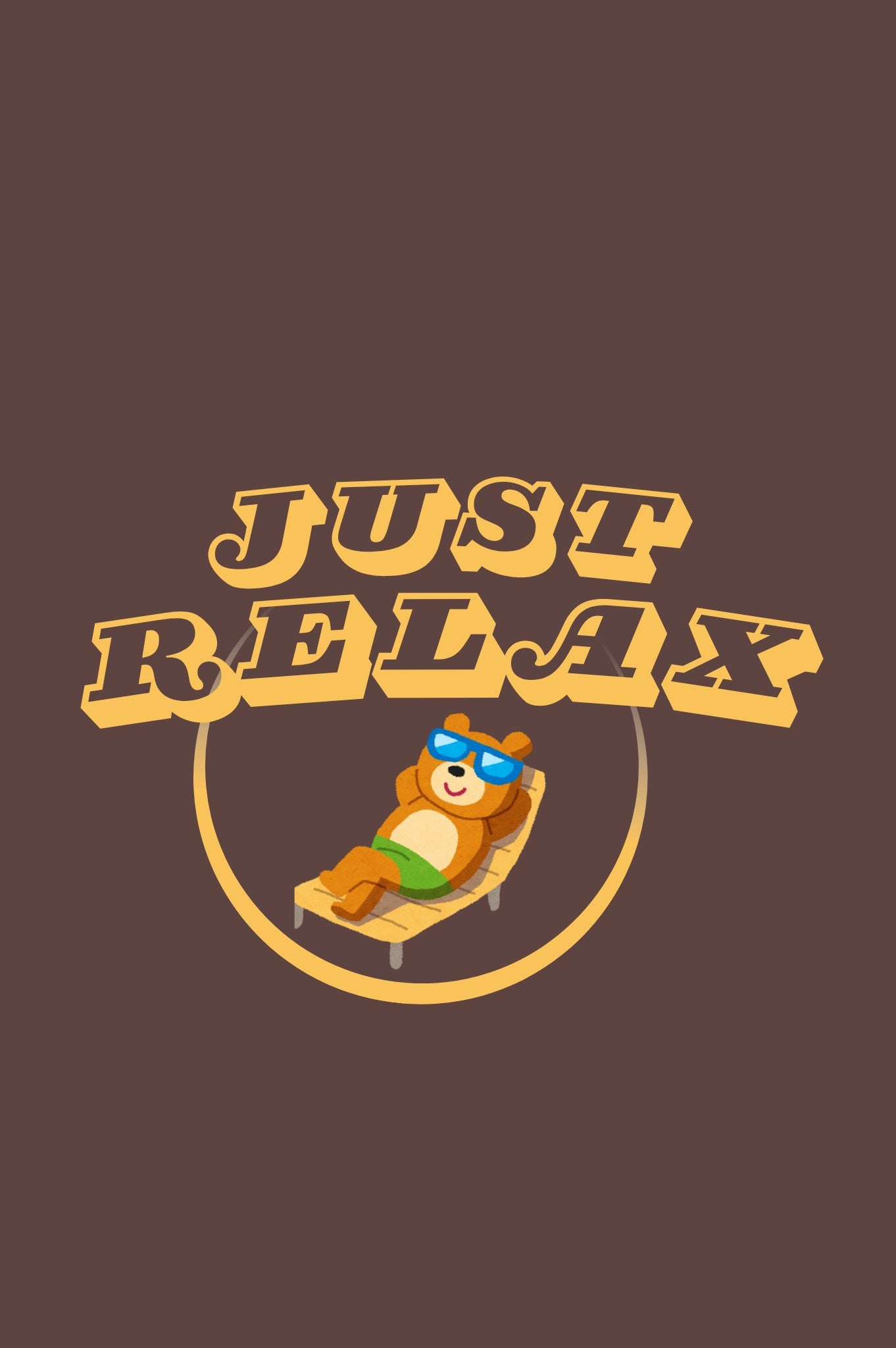 Oversized Tshirt Just Relax Brown