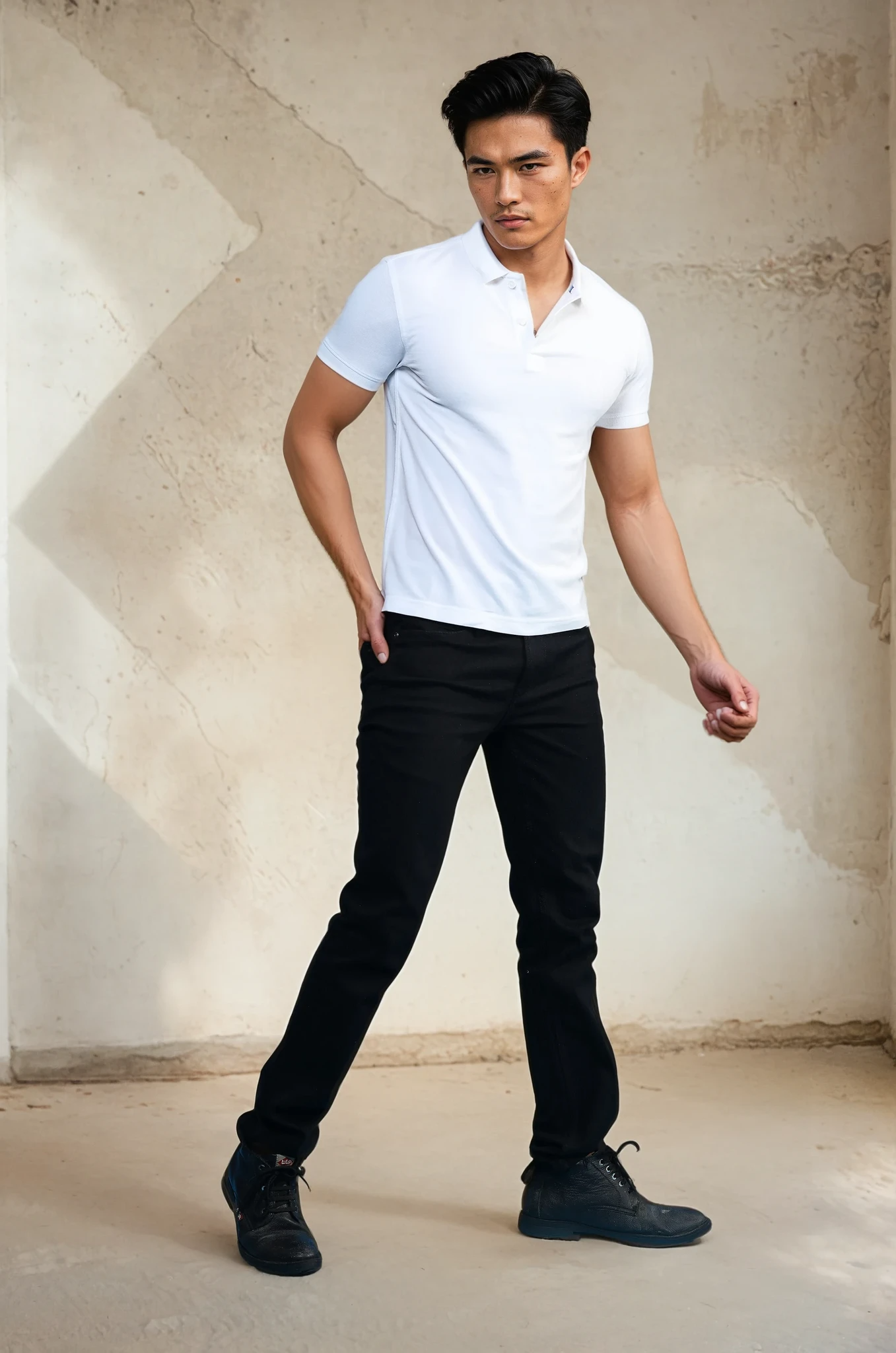 White Polo T-Shirt