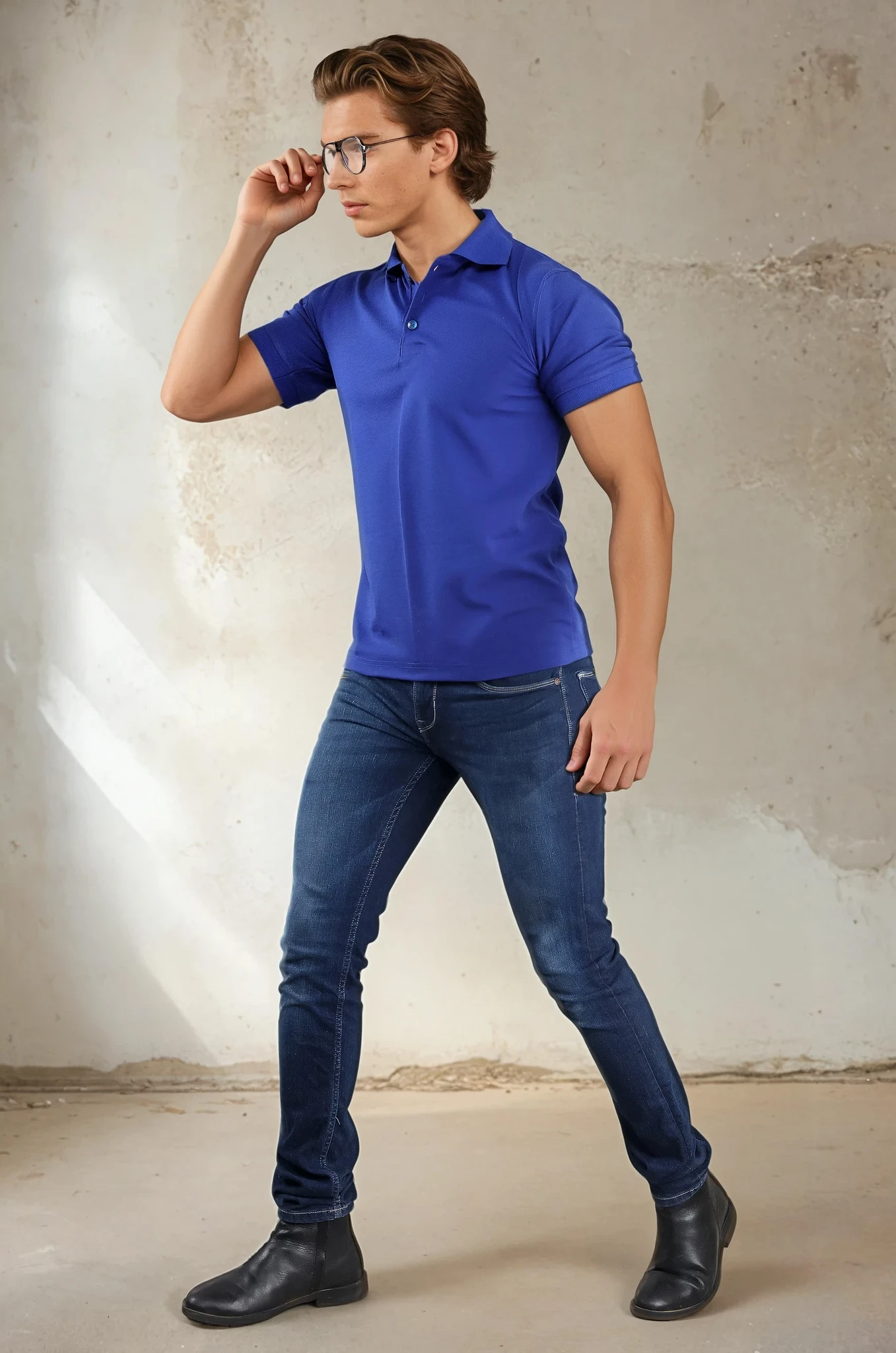 Royal Blue Polo T-shirt