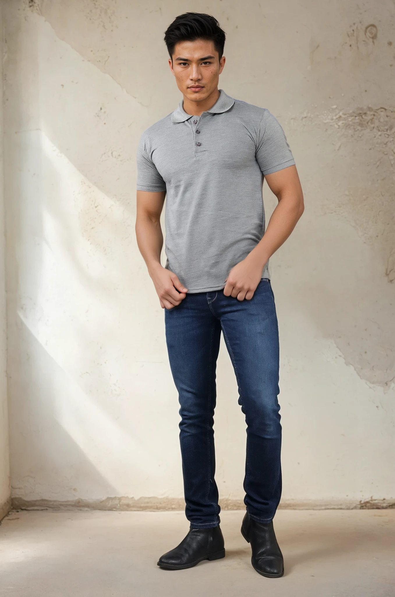 Signature Grey Polo