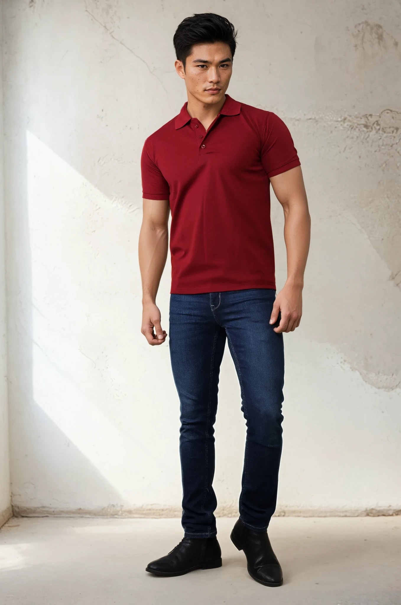 Maroon Polo T-shirt