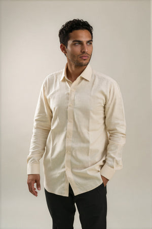 Cream Linen Shirt