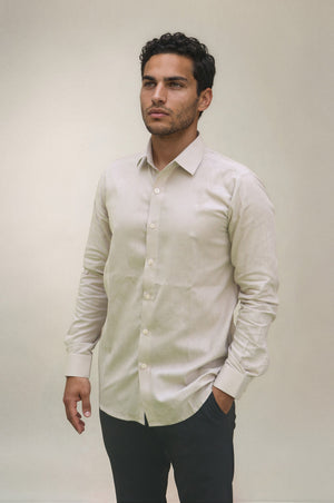 Ivory Linen Shirt