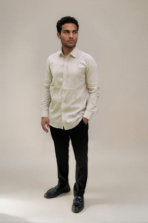 Ivory Linen Shirt