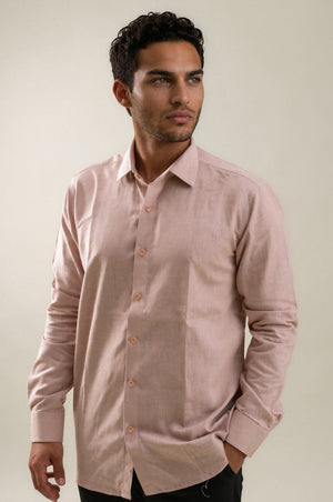 BROWN Linen Shirt