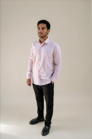 Dusty Rose Linen Shirt