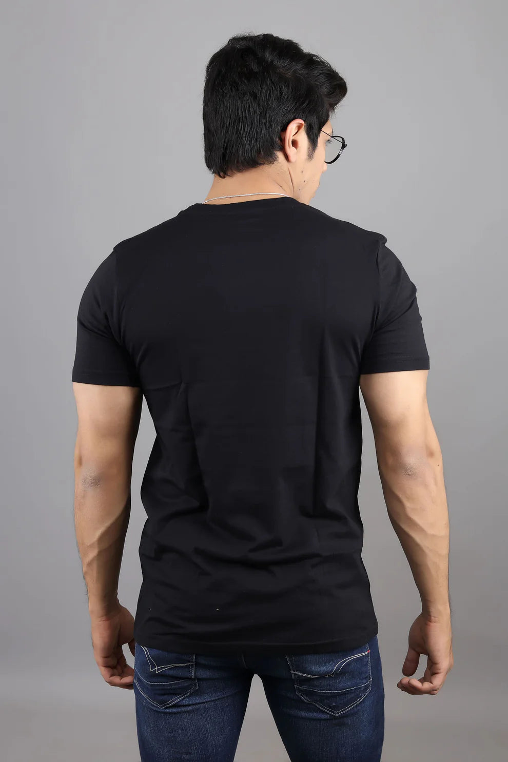 Black Crew Neck T-shirt
