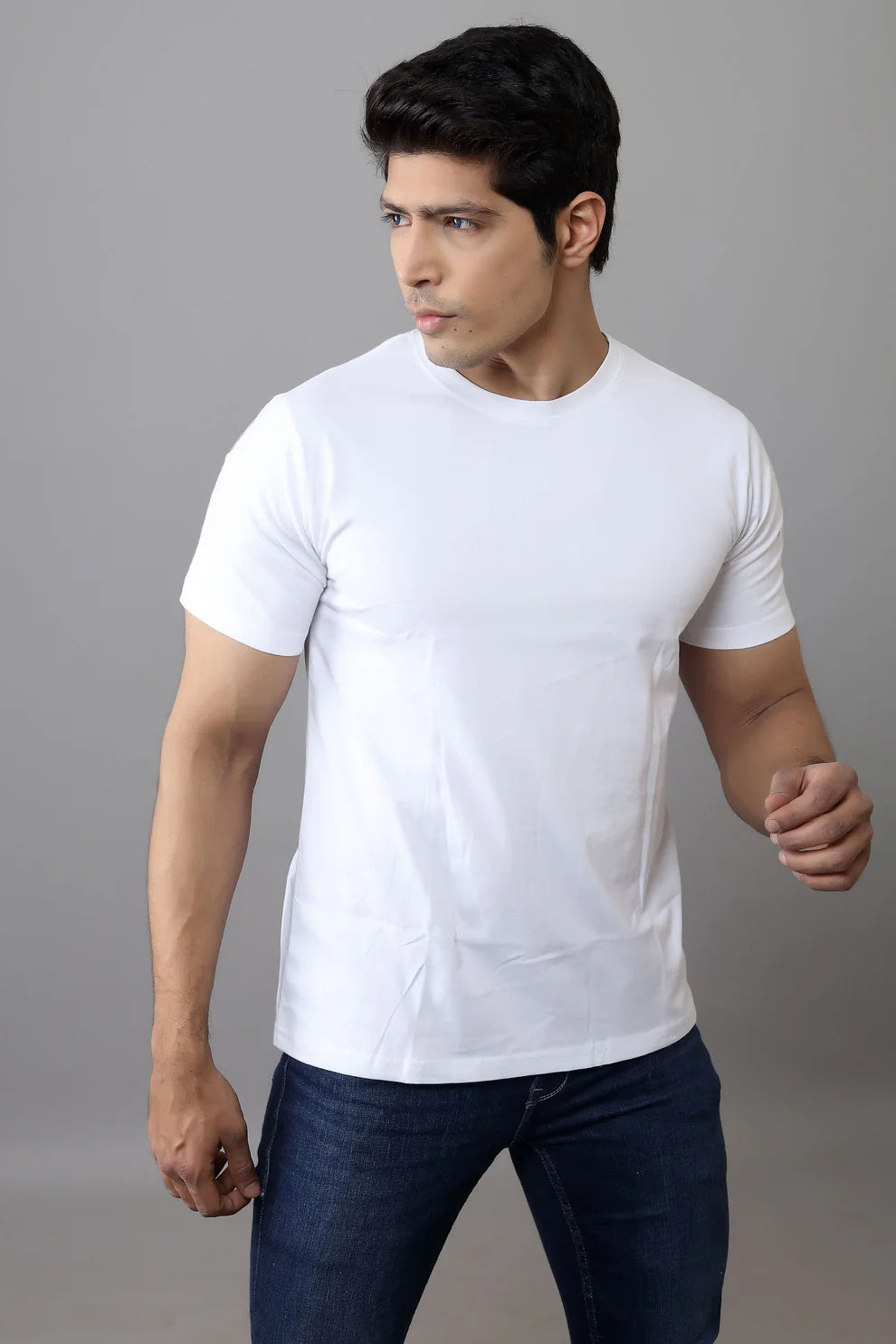 White Crew Neck T-shirt