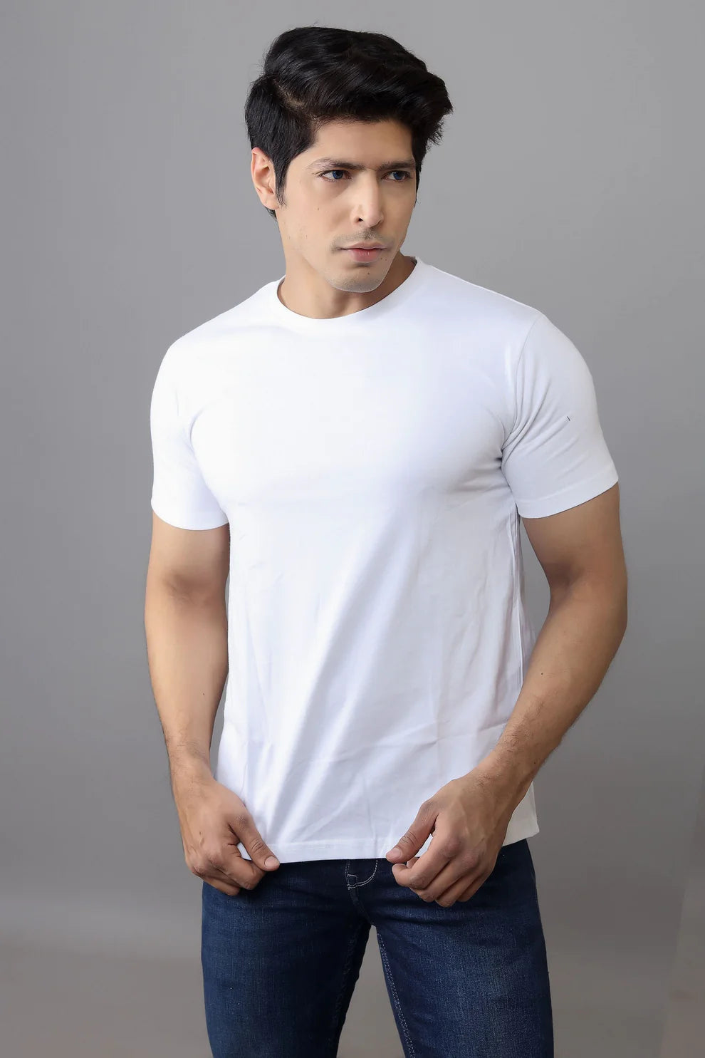 White Crew Neck T-shirt