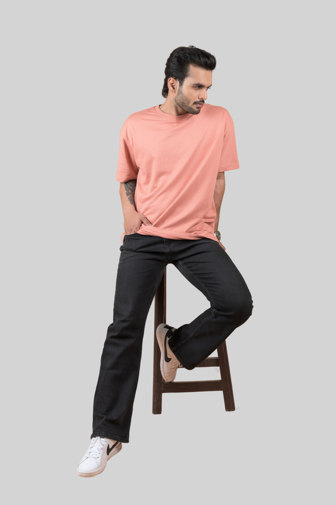 Oversized Tshirt Dusty Rose