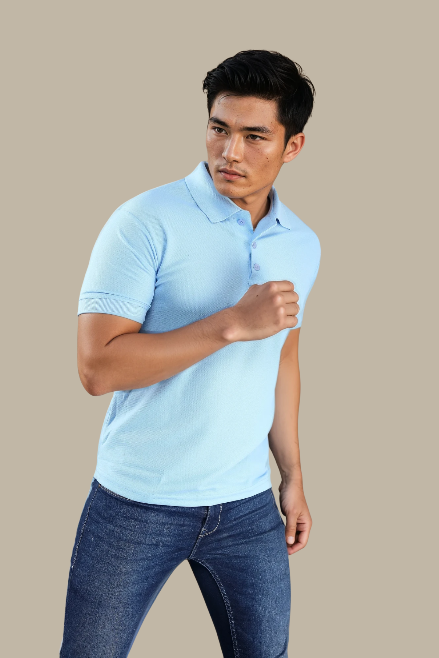 Signature Sky Blue Polo