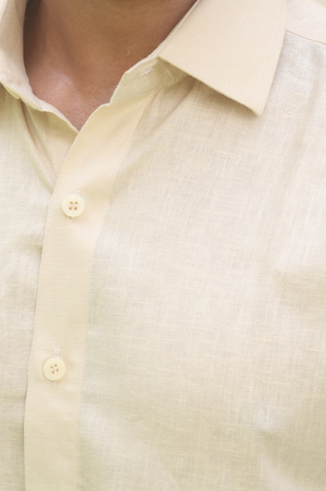 Cream Linen Shirt