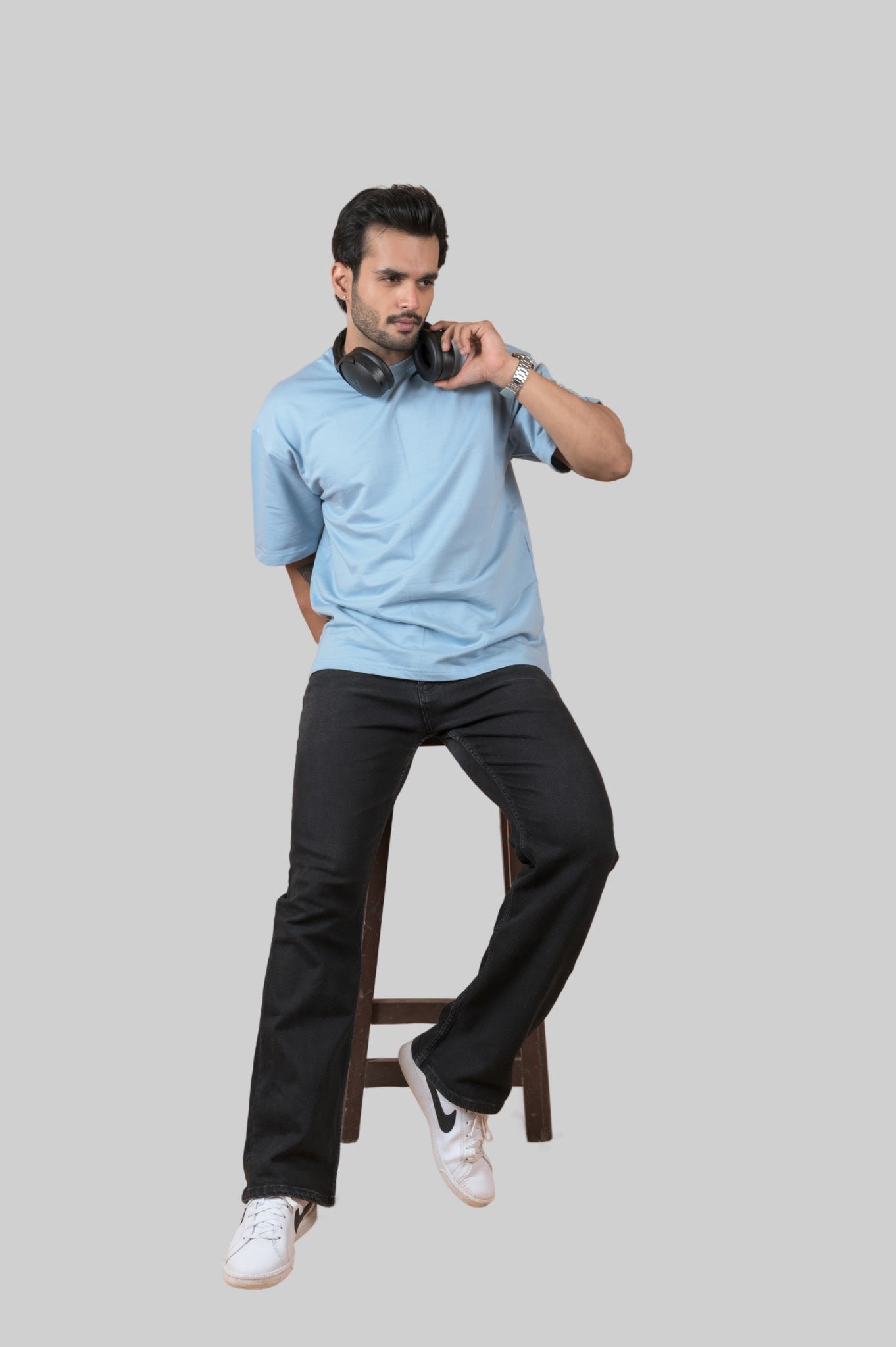 Oversized Tshirt Sky Blue