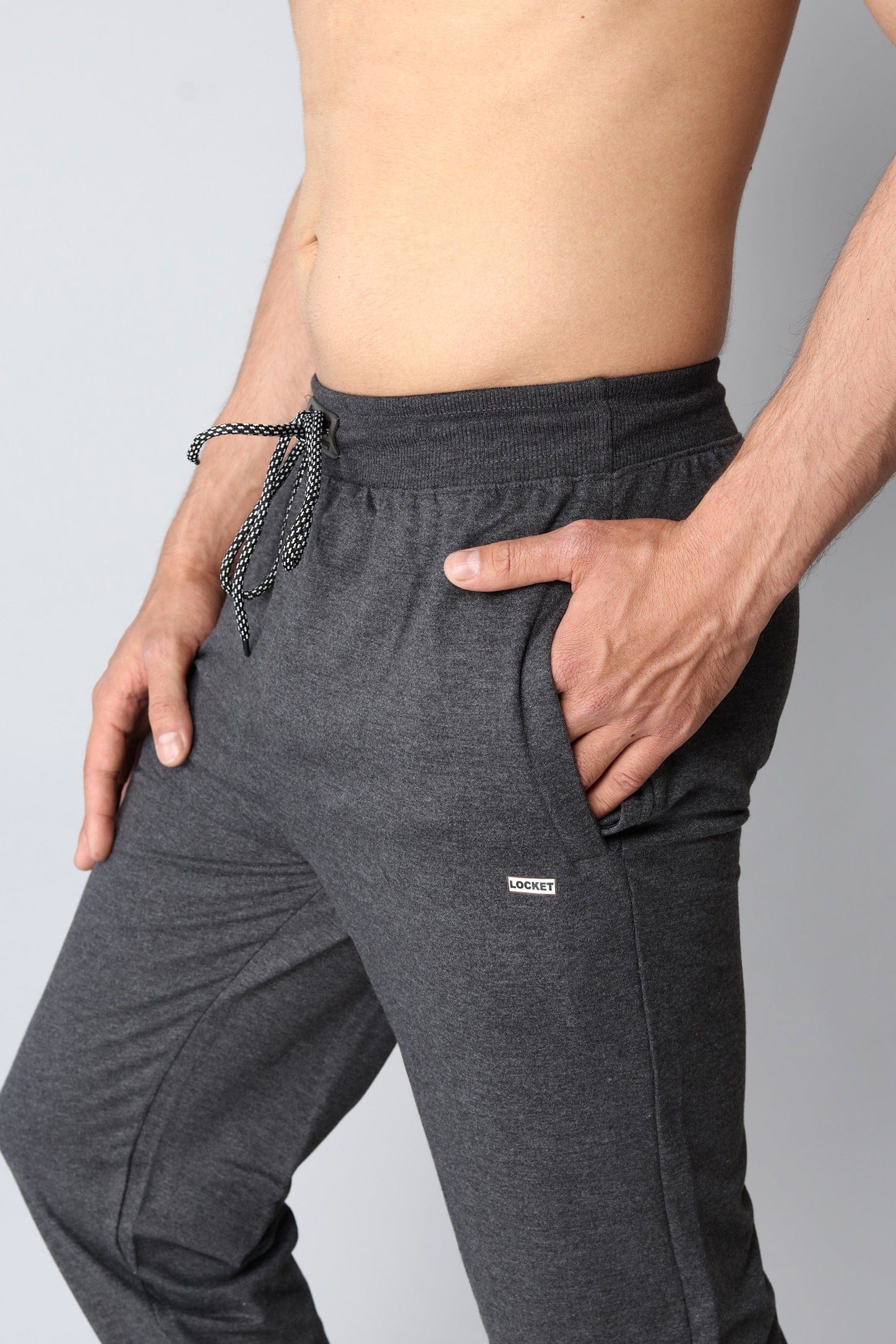 Grey Joggers Men