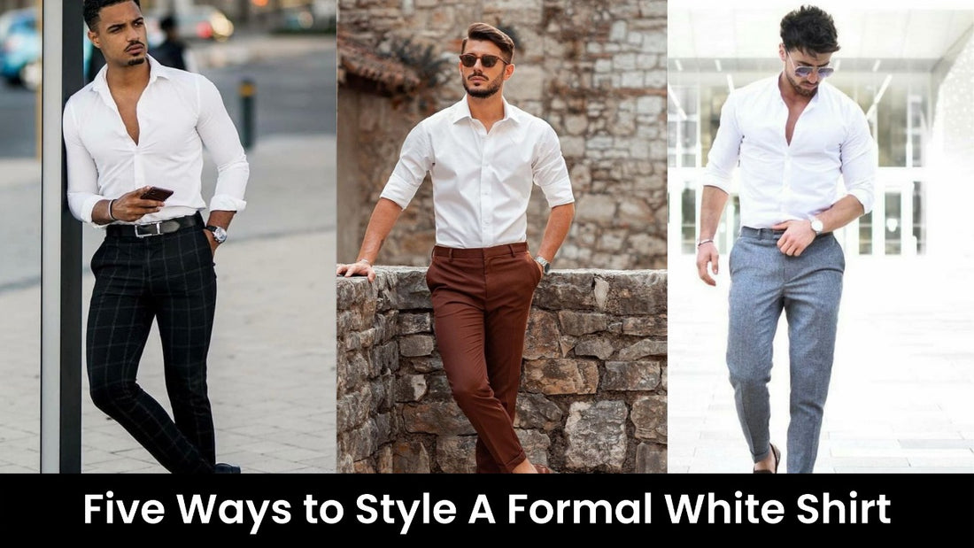 Formal shirts and pants combination with black pant
