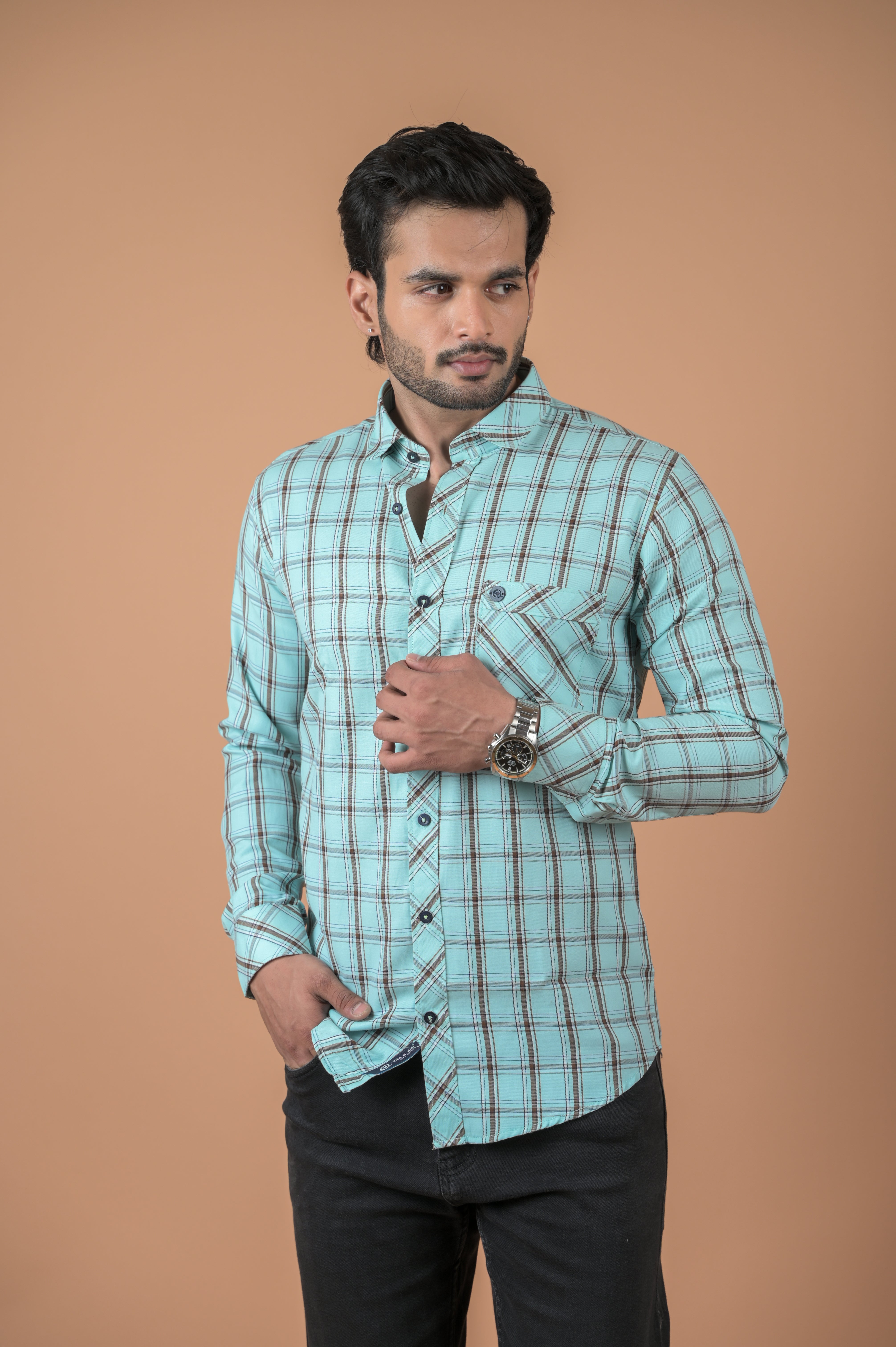 check shirt for men