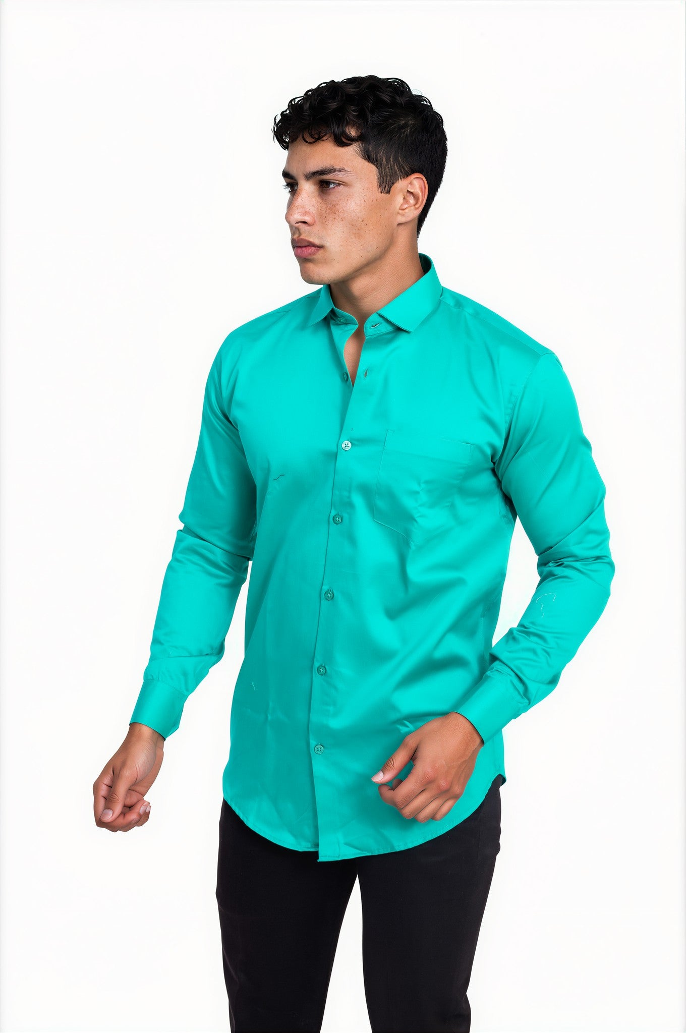 green shirt 