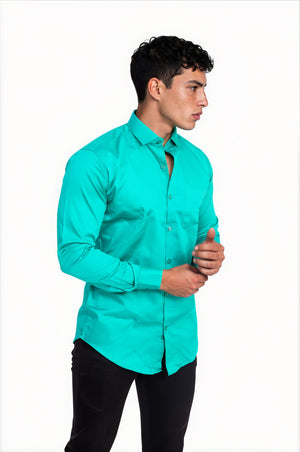 green shirt 