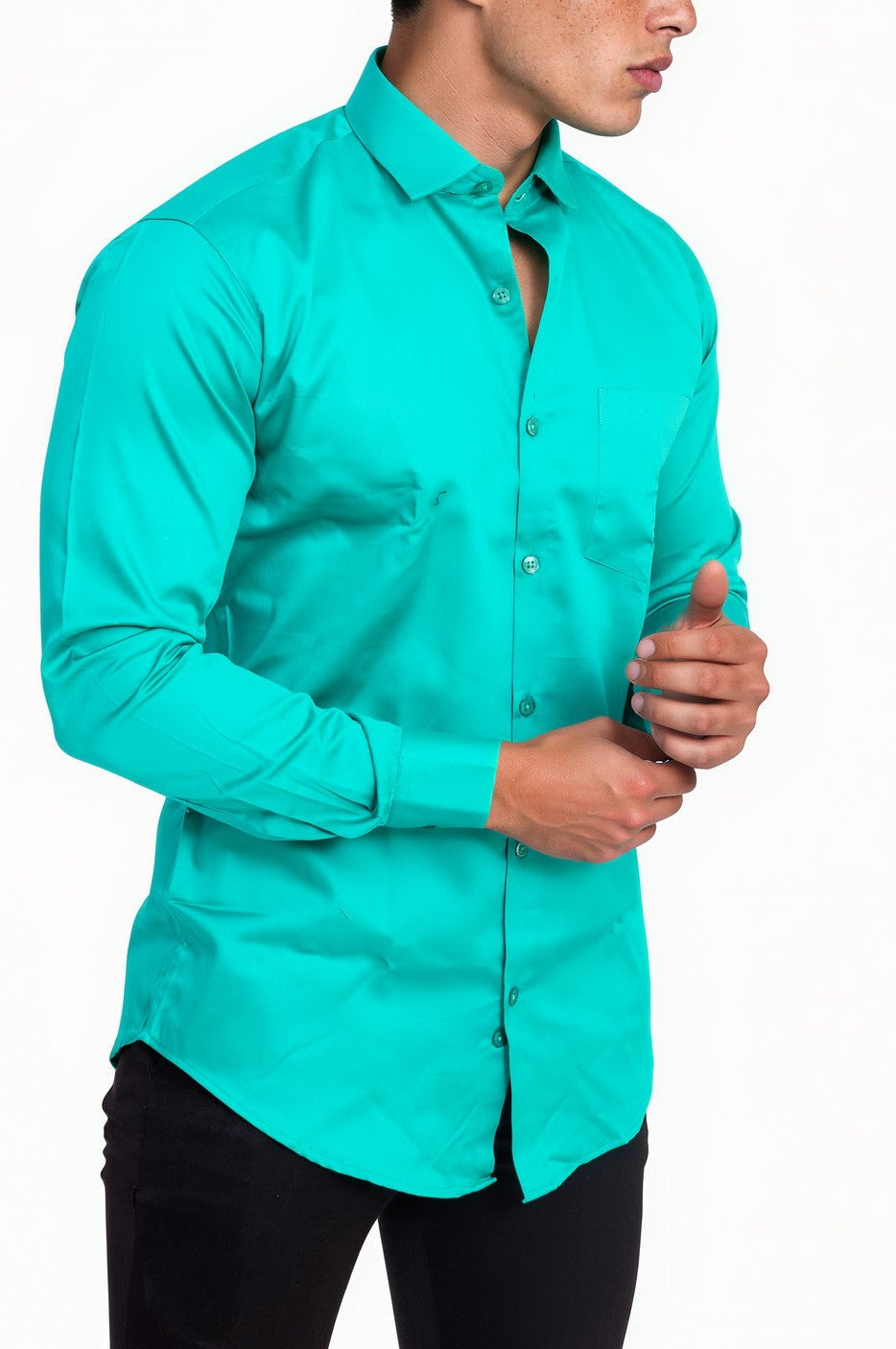 green shirt 