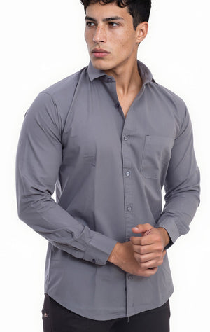 grey shirt 