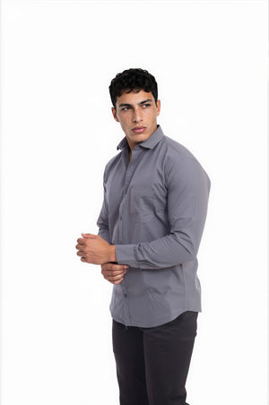 grey shirt 