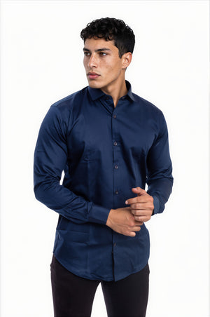 navy blue shirt 