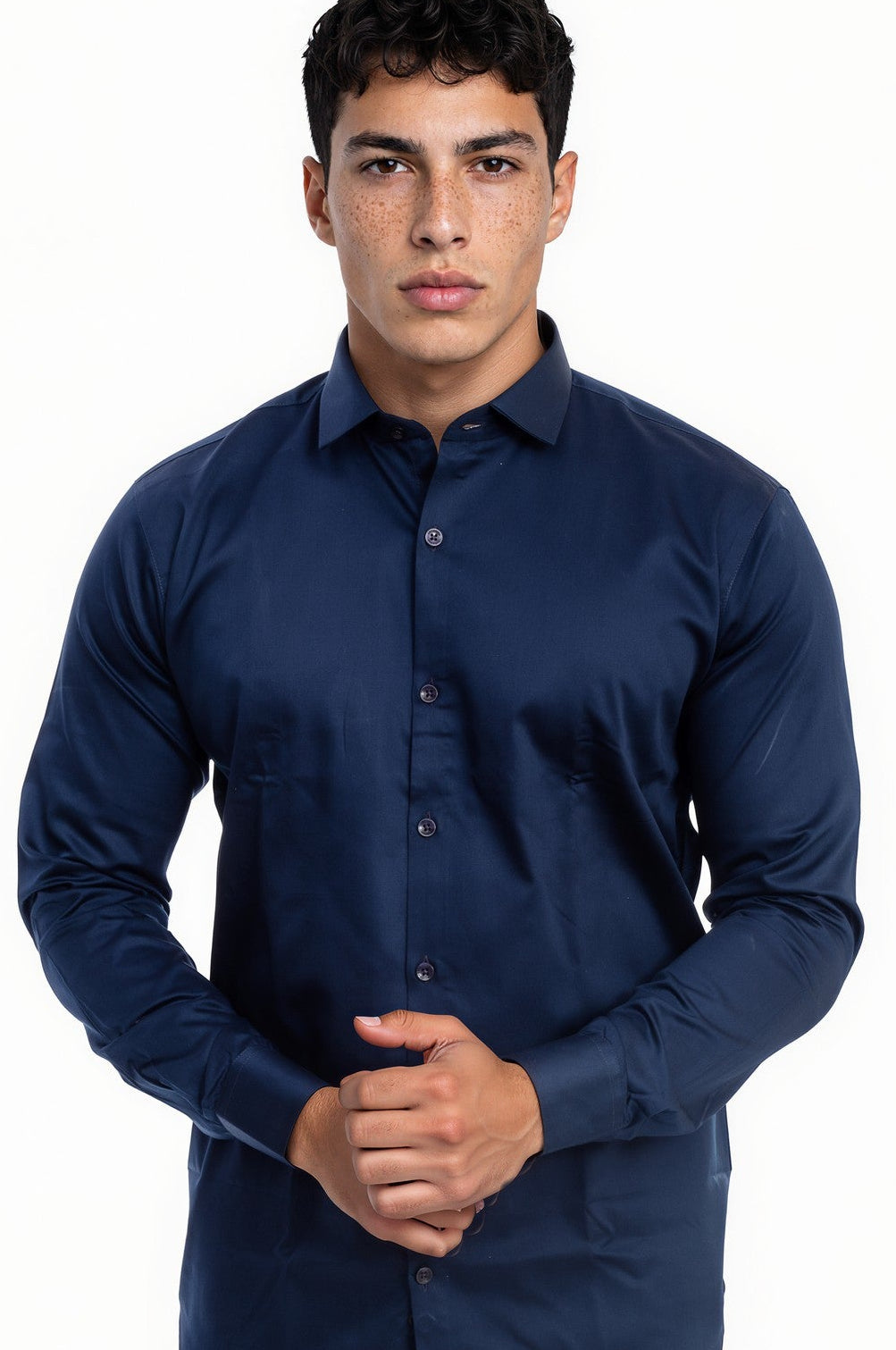 navy blue shirt 