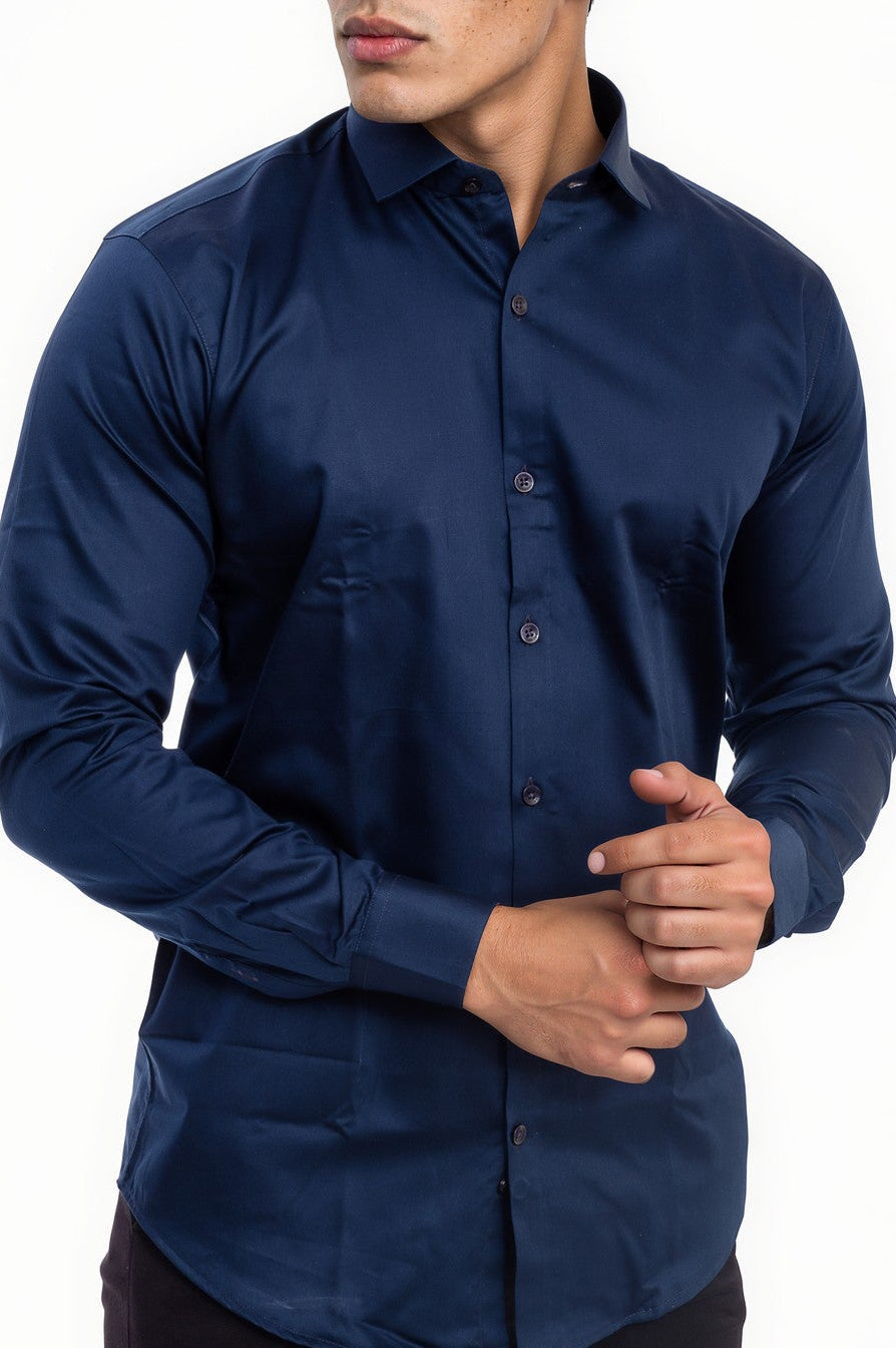 navy blue shirt 