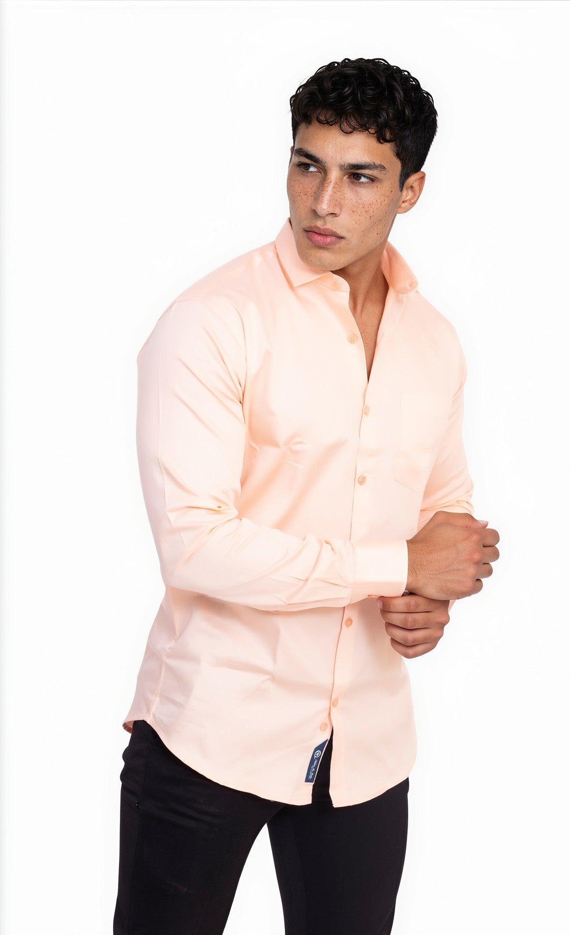 peach shirt 
