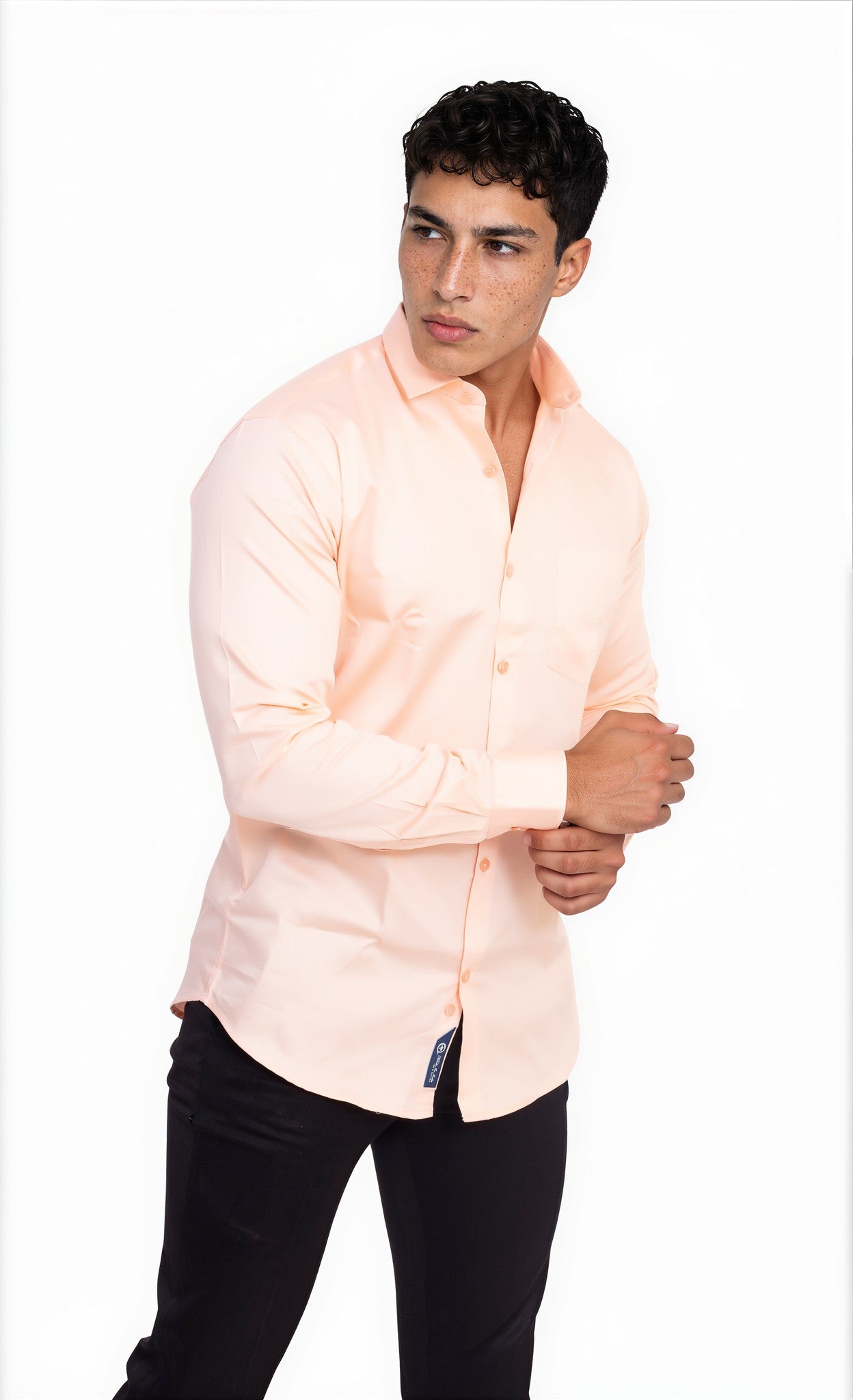 peach shirt 