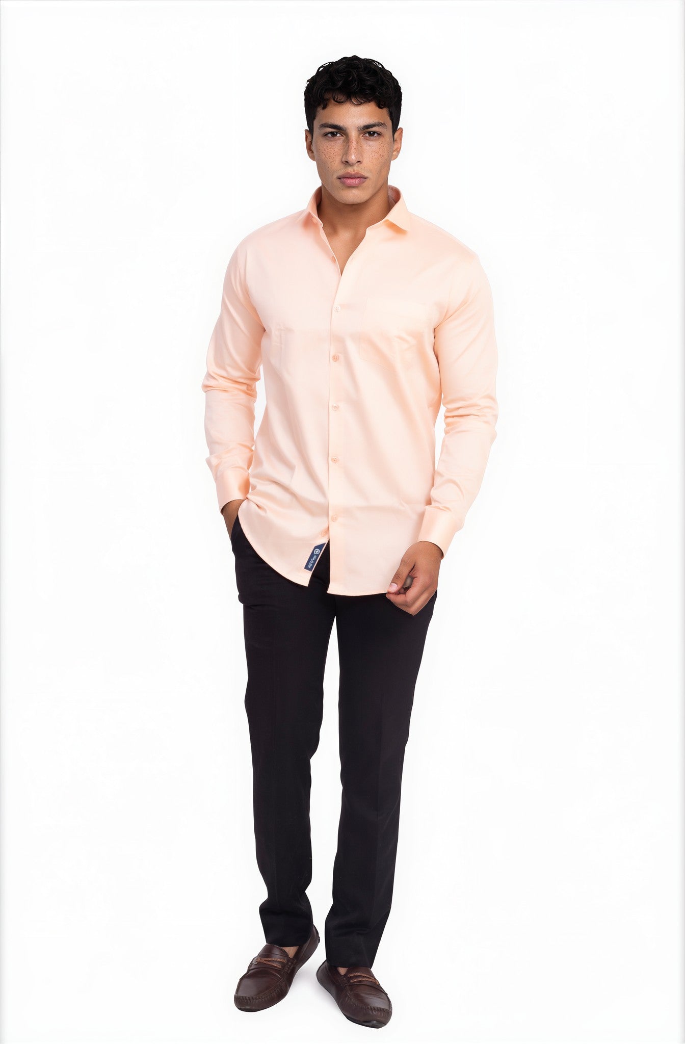 peach shirt 