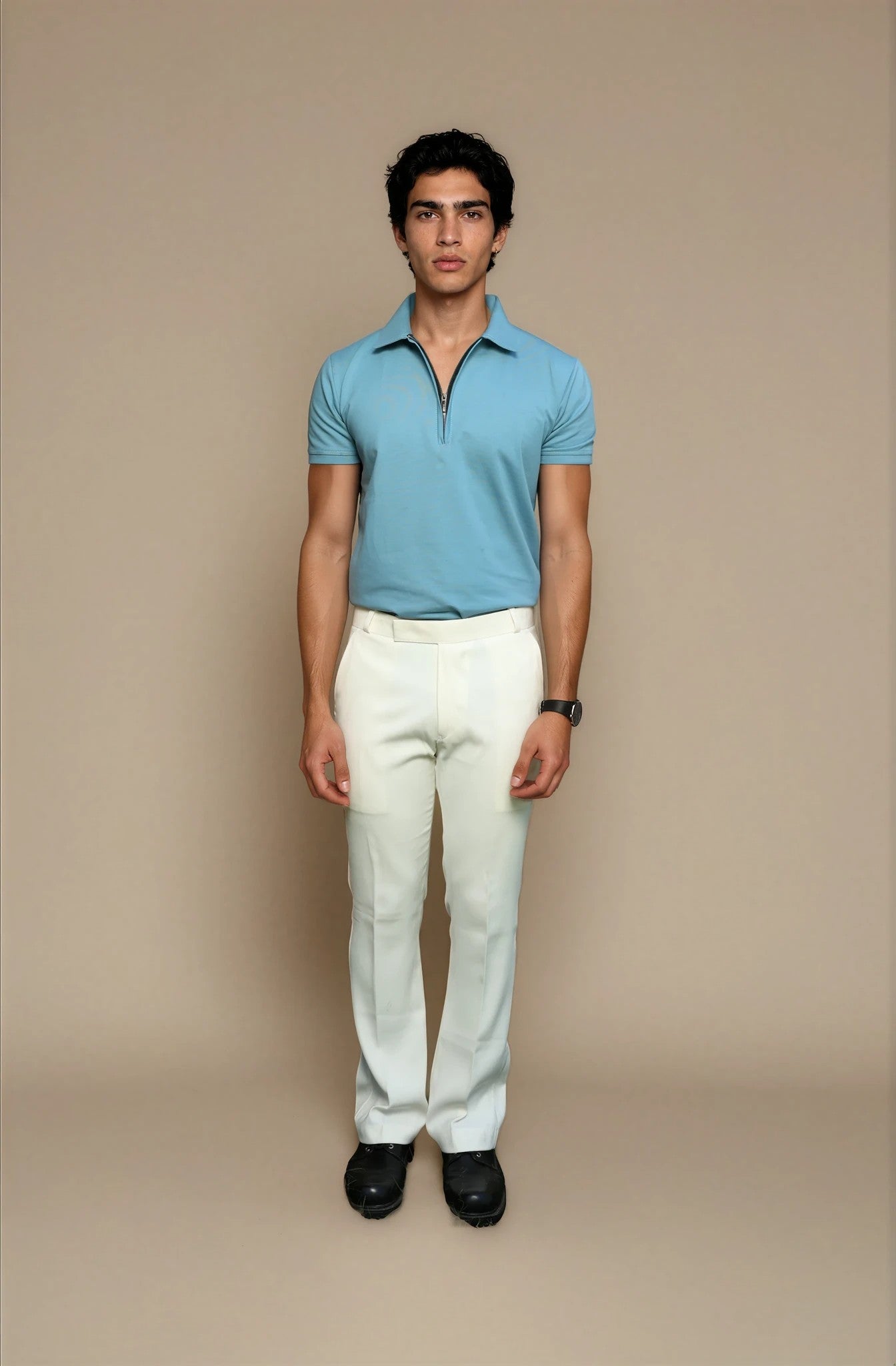 blue polo t- shirt 