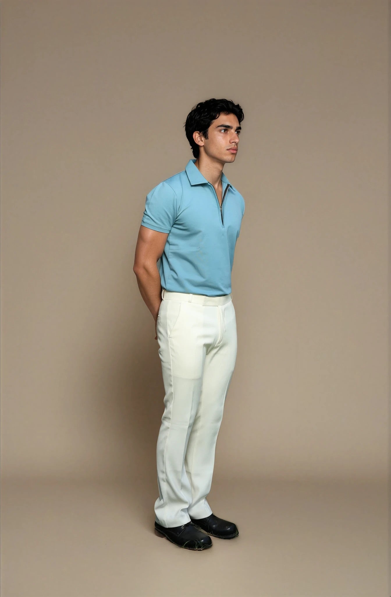 blue polo t- shirt 