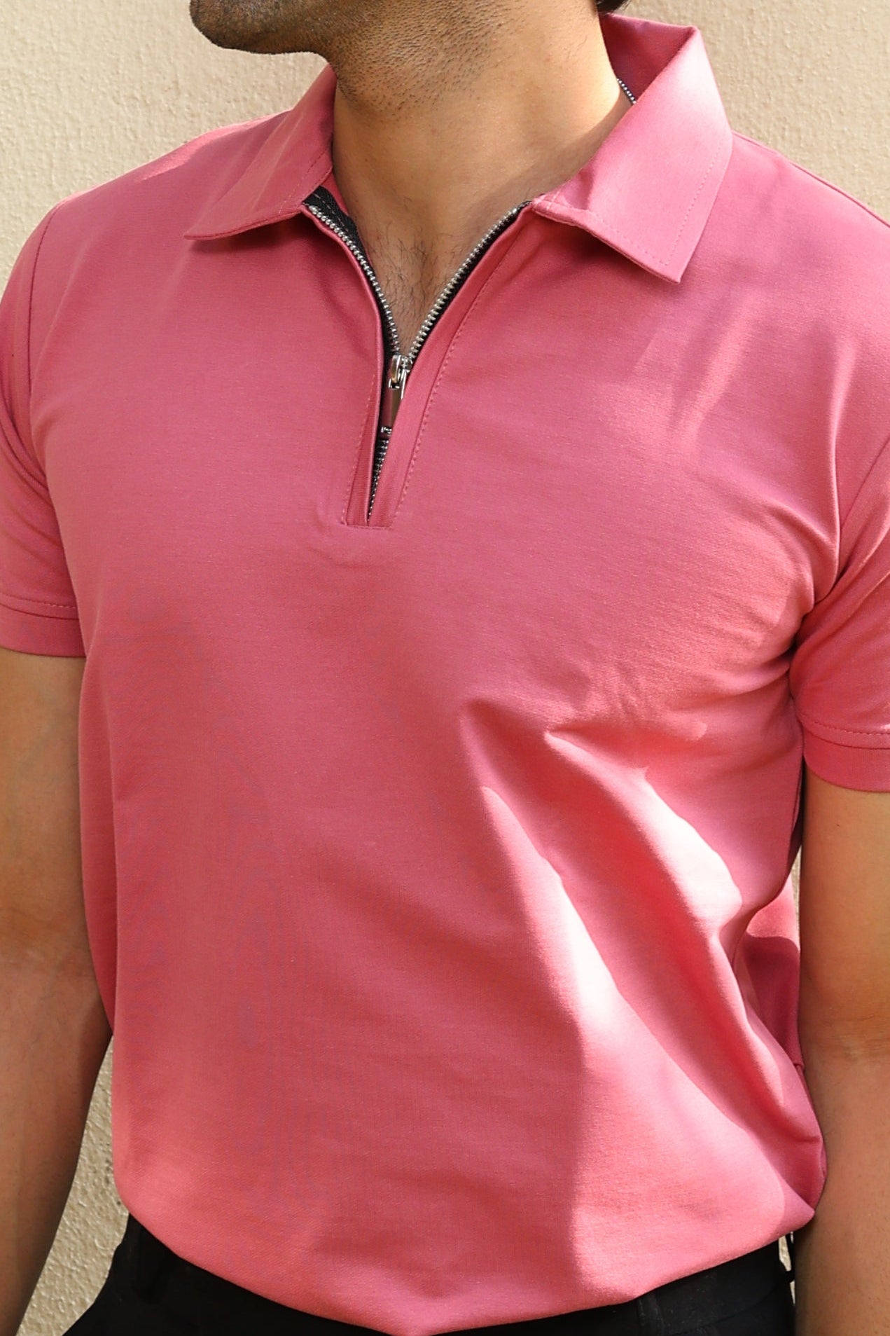 pink polo t-shirt 
