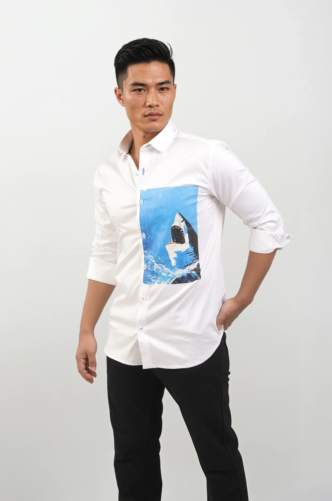 Designer White Shirt for men 
