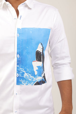 Designer White Shirt for men 