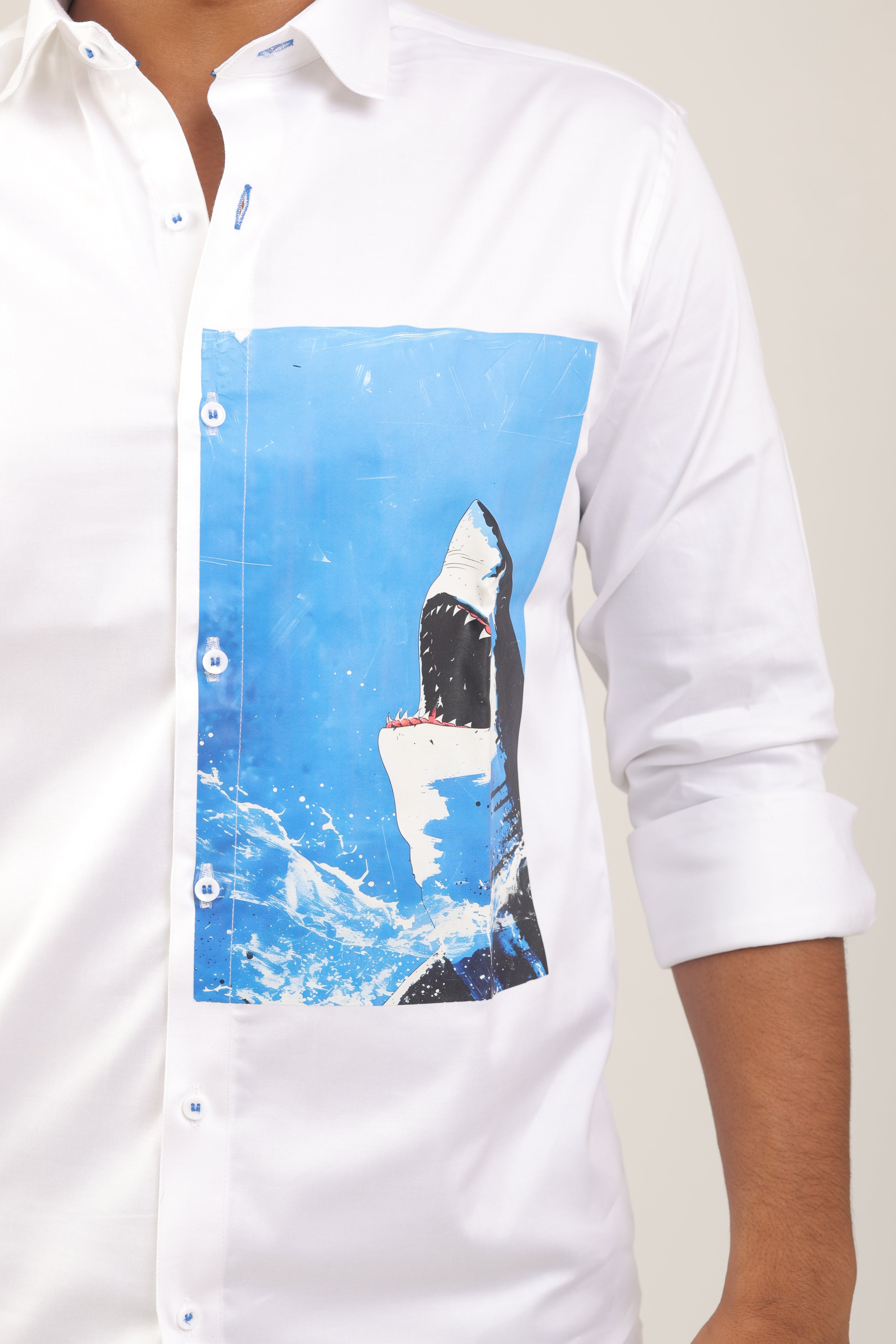 Designer White Shirt for men 