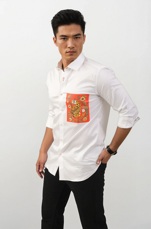 Designer White Shirt for men 