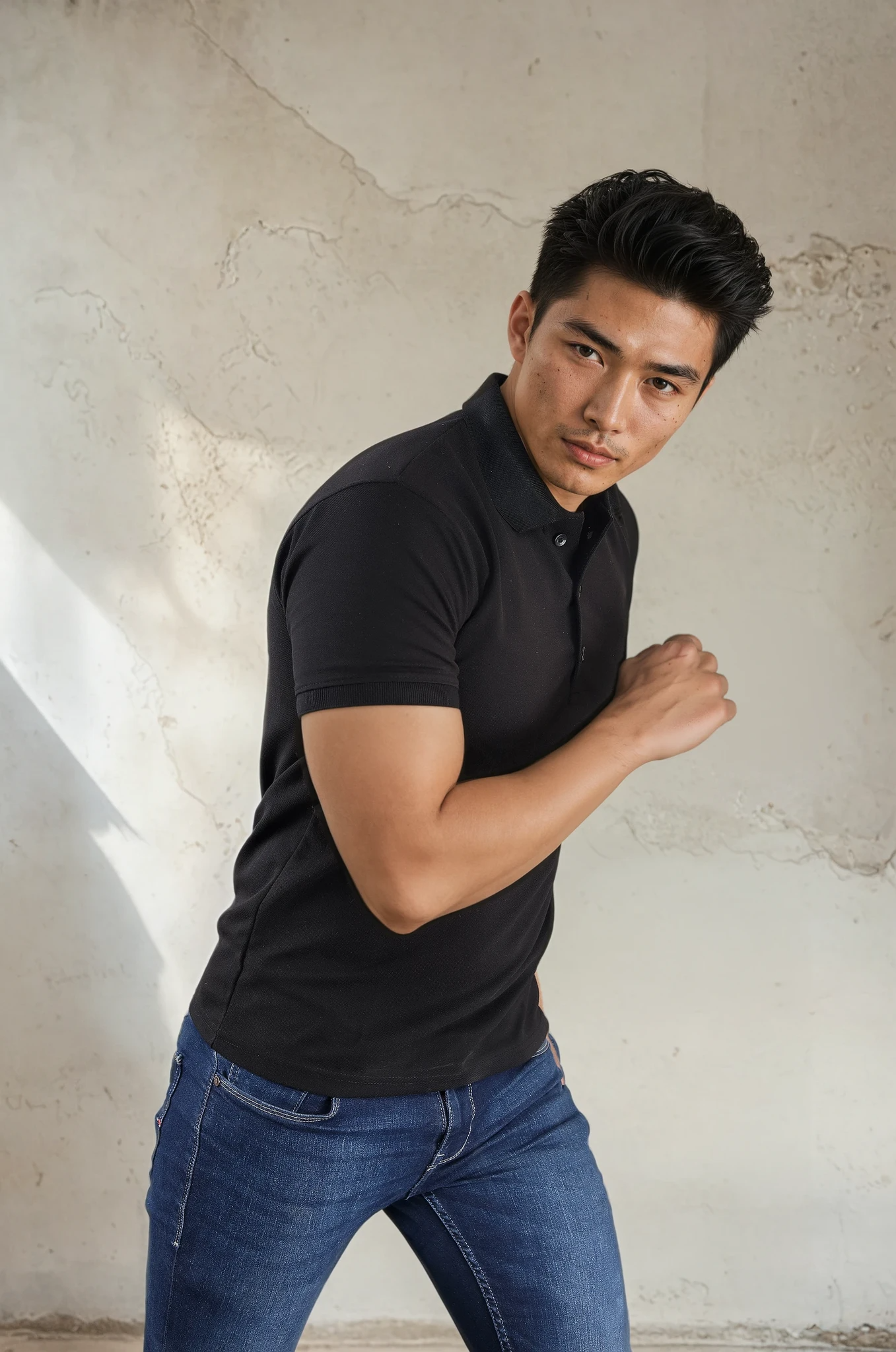 Black Polo T-shirt