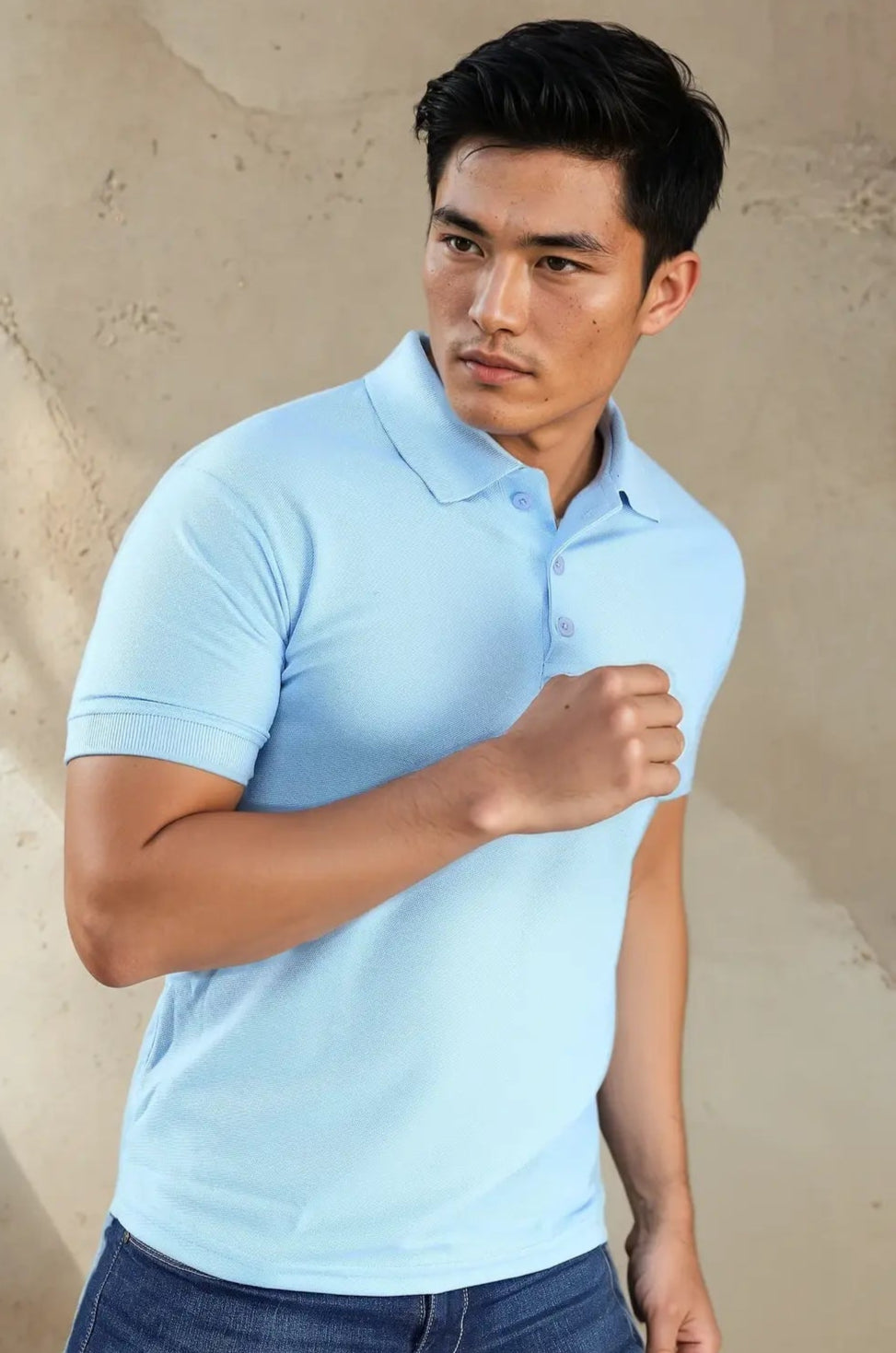 Sky Blue Polo T-shirt