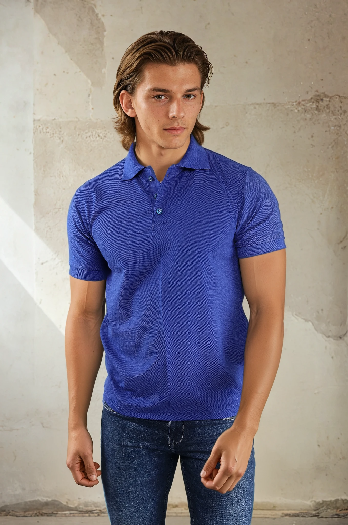 Royal Blue Polo T-shirt