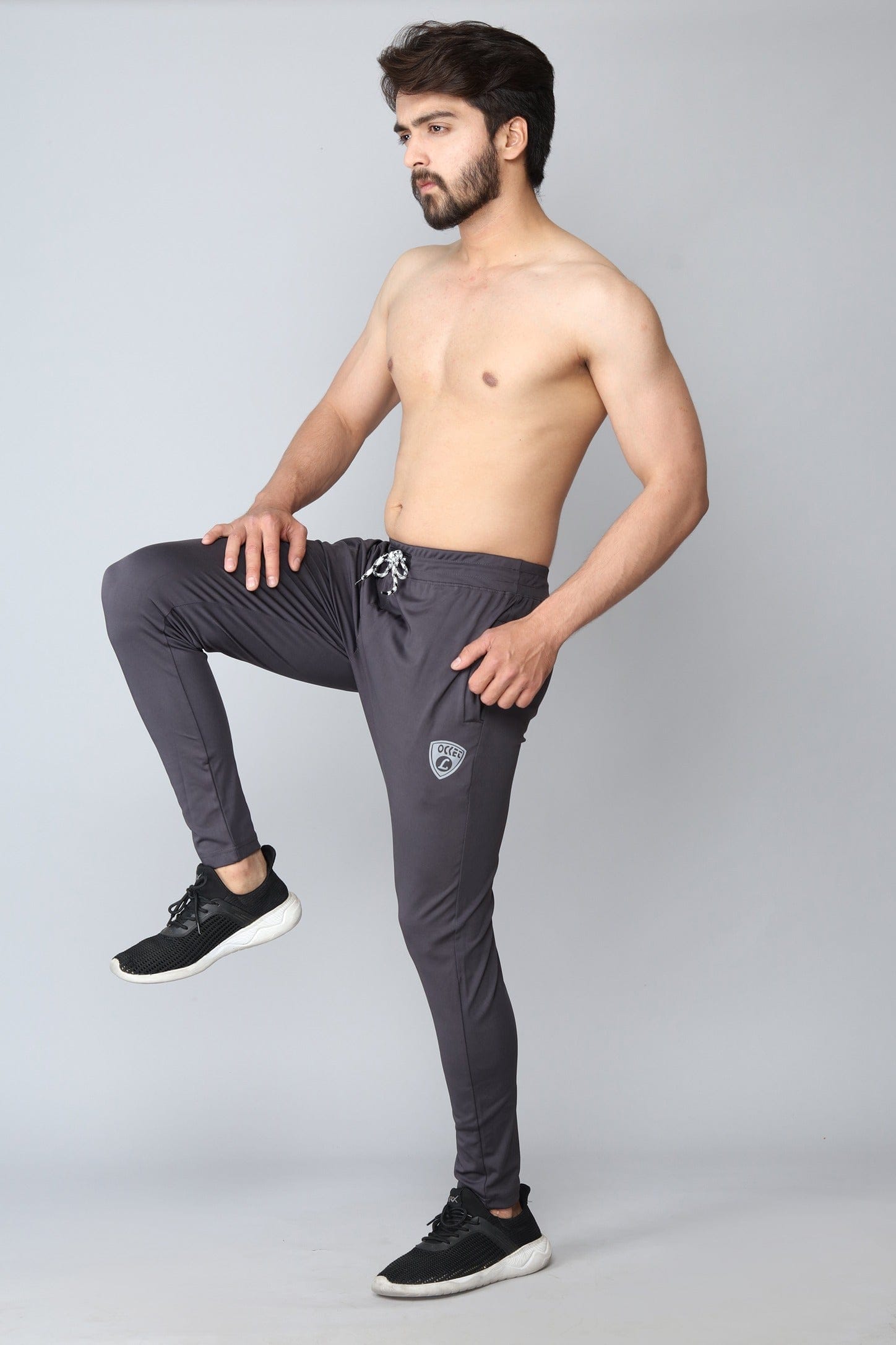 Mens Grey Track Pants