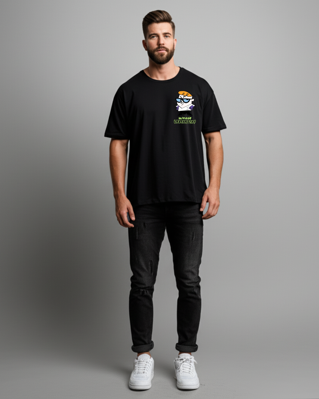 Oversized Tshirt Black Dexter
